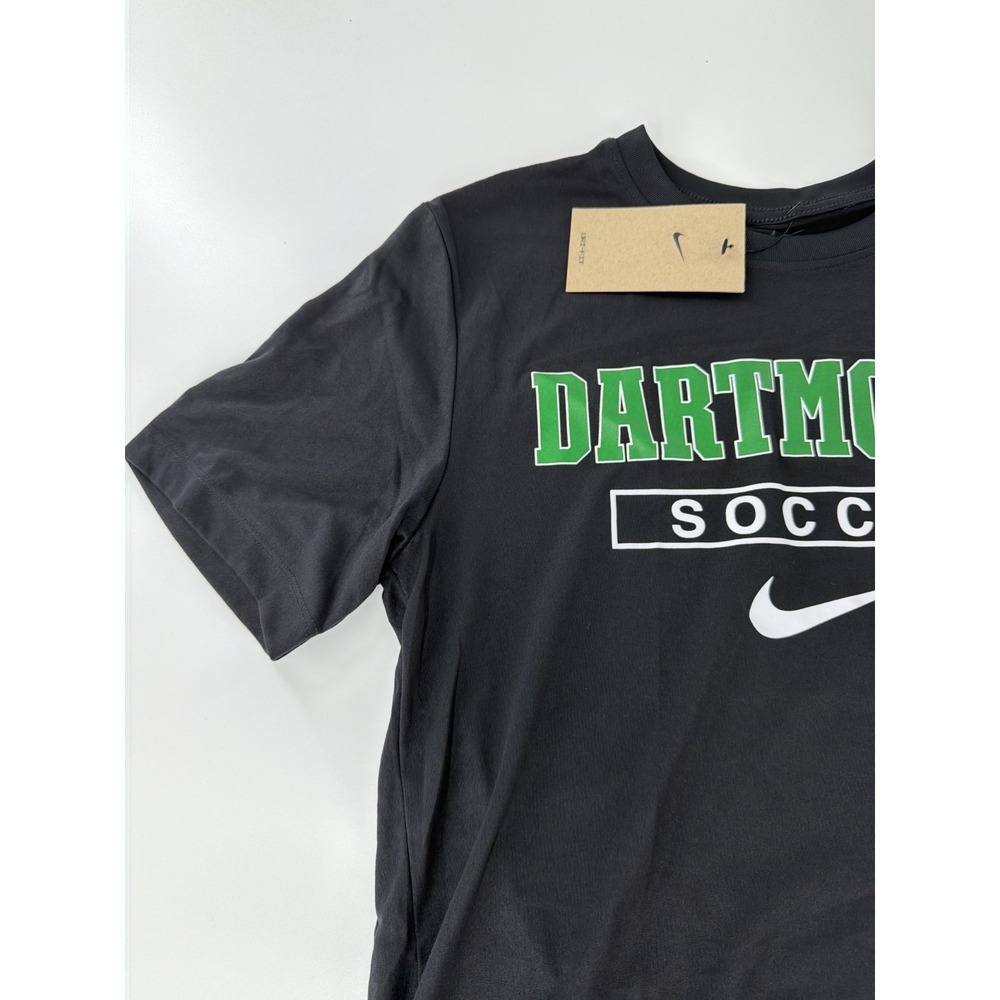 Nike Dartmouth Soccer Big Green Legend Short Sleeve T-Shirt New Size S Black - Picture 3 of 6